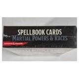 Dungeons & Dragons Spellbook Cards Martial Powers & Races D&D Set