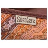 Skechers Mary Jane Flats Paisley Print Comfort Shoes Womens Size 8.5