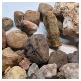 Mixed Natural Stone Rock Collection Assorted Rough River Rocks Display Craft Lot