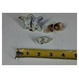 Vintage Porcelain Animal Figurines Japan Rabbits Dog Miniature