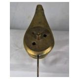 Vintage Brass Aladdin Style Oil Lamp Genie Lamp Incense Burner Decor