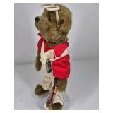 Boyds Bears Nick Brass Button Bear Plush Vest Outfit 1900s Tag