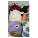Squishmallows Plush Toy Lot Assorted Animals Panda Bear Lamb Pig Stuffed Plush