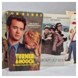 VHS Movie Lot Turner and Hooch Grumpy Old Men Breakfast Club Little Nicky Comedy Films