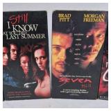VHS Movie Lot Seven Usual Suspects Snow Falling on Cedars Drama Thriller Films
