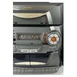 Audiovox X-Bass Stereo System CD Cassette Radio Boombox Unit