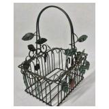 Home Decor Lot Wicker Basket Birdcage Frame Wall Art Figurine Mixed Decor Set
