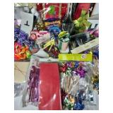 Party Supplies Lot Decorations Bows Picks Gift Wrap Craft Mixed Bundle