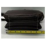 Brown Crossbody Bag Buckle Front Pocket Shoulder Purse Multi Compartment