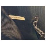 Gucci Shoulder Bag Black Cream Colorblock Slim Strap Purse