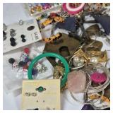 Mixed Fashion Jewelry Lot Earrings Bracelets Rings Beaded Rhinestone Assorted  Description: