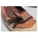 Skechers Mary Jane Flats Paisley Print Comfort Shoes Womens Size 8.5