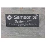 Vintage Samsonite System 4 Train Case Hard Shell Cosmetic Travel Case USA