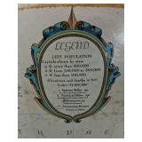 Replogle World Classic Globe Barometer Desk Clock Wood Base Vintage Style