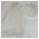 The Brass Key Porcelain Doll Victorian Dress Curly Hair Collectible w Accessories