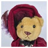 Boyds Bears Gabrielle Brass Button Bear Plush Victorian Dress