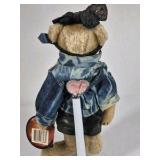 Boyds Bears Roxy Brass Button Bear Plush Denim Outfit 1990s Tag