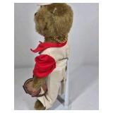 Boyds Bears Nick Brass Button Bear Plush Vest Outfit 1900s Tag