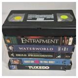 VHS Movie Lot Entrapment Waterworld Dead Presidents Tuxedo Naked Gun 33⅓ Comedy Action Films