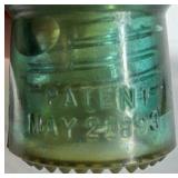 Antique Glass Bottles Insulator Lot Embossed Apothecary Utility Vintage