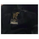 Bullhide Western Cowboy Hat Wool Felt Brown Size 7 3/8 Wide Brim