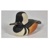 Hooded Merganser Duck Decoy George Kruth Danbury Mint North American Ducks