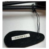 Gucci Shoulder Bag Black Cream Colorblock Slim Strap Purse