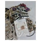 Mixed Fashion Jewelry Lot Necklaces Bracelets Earrings Beaded Rhinestone Assorted