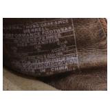 Merrell Leather Slide Sandals Brown Comfort Footbed Slip On Womens