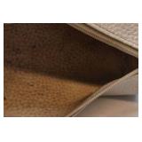 Cinque Leather Coin Purse Zip Pouch Lot Brown White Small Accessories