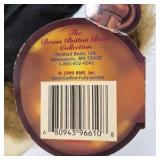 Boyds Bears Dex Brass Button Bear Plush Black Suit 2000s Tag