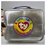 Ty Beanie Babies Plush Lot Mixed Animals with Ty Carry Case Official Club