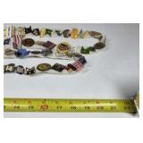 Vintage Enamel Pin Lot Souvenir Travel Advertising Pins Button Badge Collection