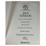 Jack London Classic Works Collection Call of the Wild Sea Wolf White Fang Leatherbound Hardcover