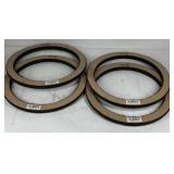 Speaker Foam Gasket Rings Audio Driver Sealing Rings Black Lot