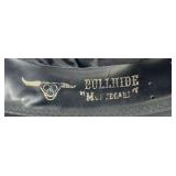 Bullhide Western Cowboy Hat Wool Felt Brown Size 7 3/8 Wide Brim