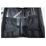 Lock Picking Practice Set Clear Padlock Training Kit Tools with Case