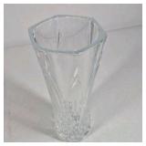 Clear Glass Vase Dish and Creamer Set Pressed Glass Table Decor Collection