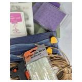 Craft Supplies Lot Hot Glue Gun Sticks Stamps Paper Pads Coloring Books Mixed