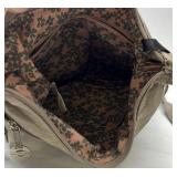 Travelon Crossbody Bag Gray Anti Theft Shoulder Purse Multi Pocket