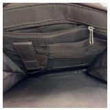 Brown Crossbody Bag Buckle Front Pocket Shoulder Purse Multi Compartment