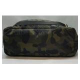 Sonoma Goods For Life Camo Quilted Duffel Bag Green Black Weekender Shoulder Strap