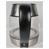 Chefman Electric Glass Kettle Stainless Steel Cordless Base 1.7L