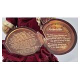 Boyds Bears Gabrielle Brass Button Bear Plush Victorian Dress