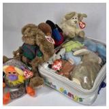 Ty Beanie Babies Plush Lot Mixed Animals Bears Dogs Elephant with Tags