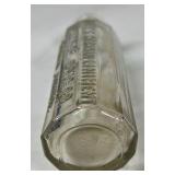 Antique Glass Bottles Insulator Lot Embossed Apothecary Utility Vintage