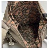 Travelon Crossbody Bag Gray Anti Theft Shoulder Purse Multi Pocket