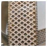 Wide Rhinestone Studded Belt Silver Tone Leather Sparkle Buckle