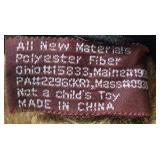 Boyds Bears Dex Brass Button Bear Plush Black Suit 2000s Tag