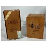 Cigar Box Lot Oliva Perdomo Romeo y Julieta Macanudo Wooden Storage Humidor Boxes